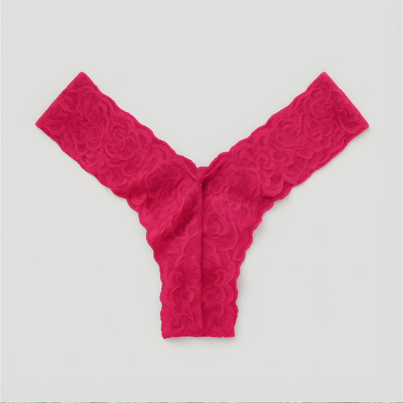 Kit 2 Calcinha Tanga Fio Dental Promoção 100% Renda Com Forro De Algodão