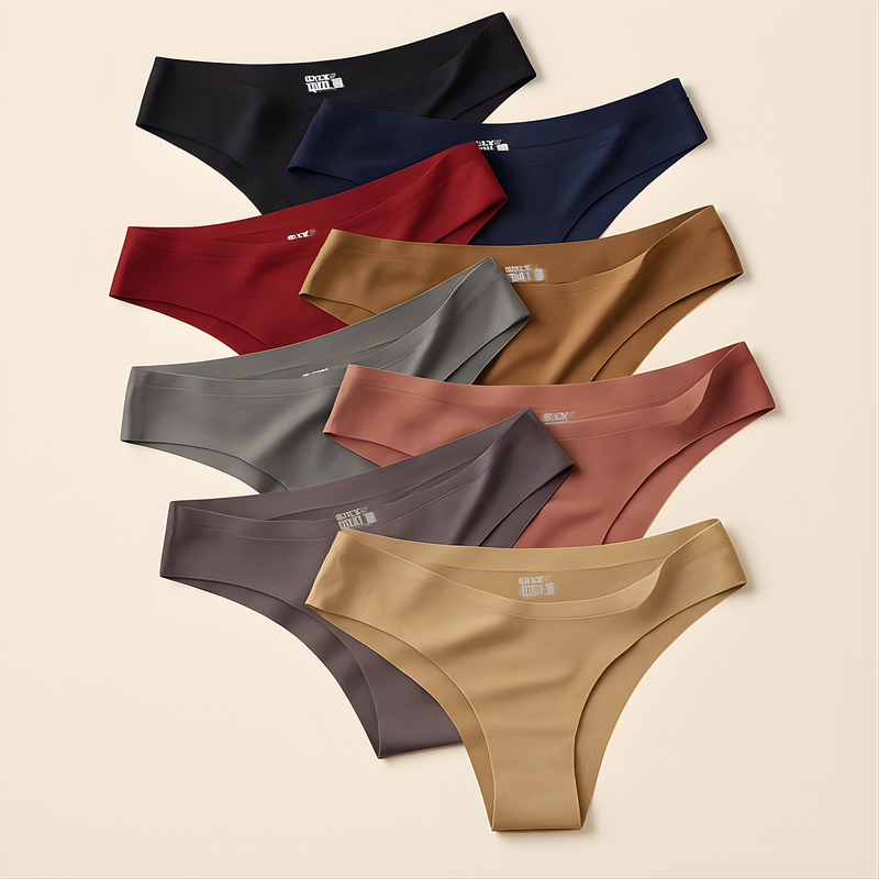 Kit 10 Calcinhas Confortável Sem Costura Leve Poliamida