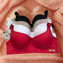 Kit C/4 Sutiã Básico Reforçado Com Bojo Do P Ao Gg Direto da Fábrica