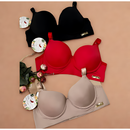 Kit C/4 Sutiã Básico Reforçado Com Bojo Do P Ao Gg Direto da Fábrica