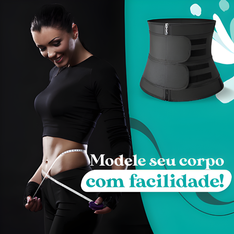 Cinta Modeladora de Barriga/Abdominal E Redutora Exercícios para Academia  com Redução De Medidas para Cintura Fina