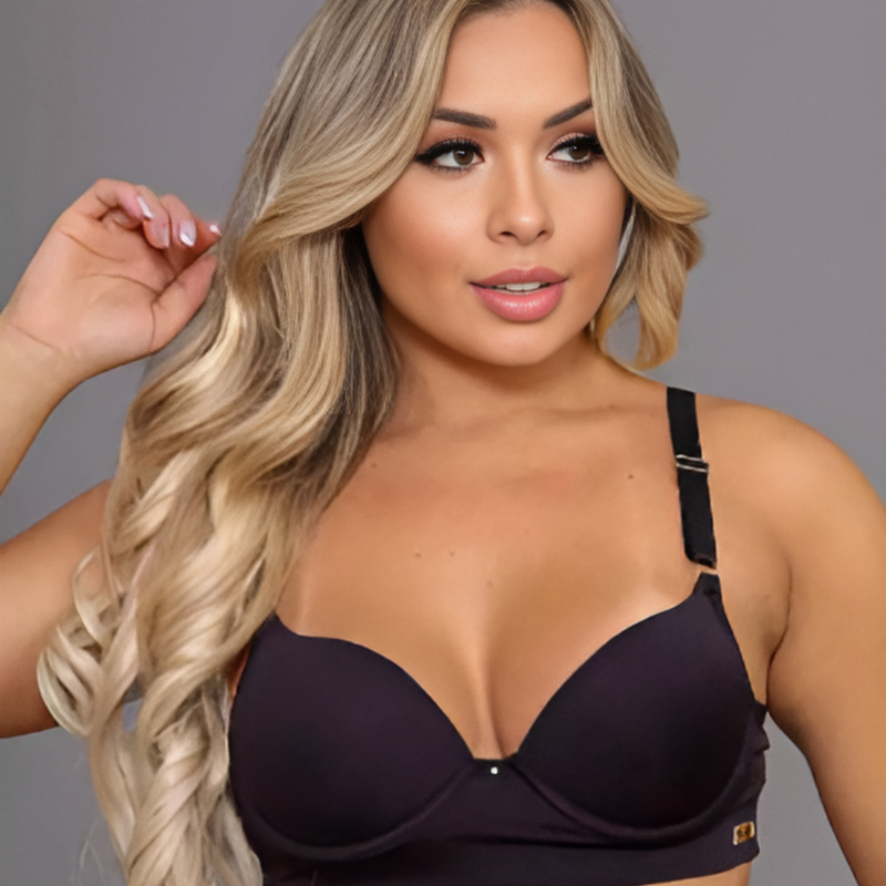 Kit C/4 Sutiã Básico Reforçado Com Bojo Do P Ao Gg Direto da Fábrica