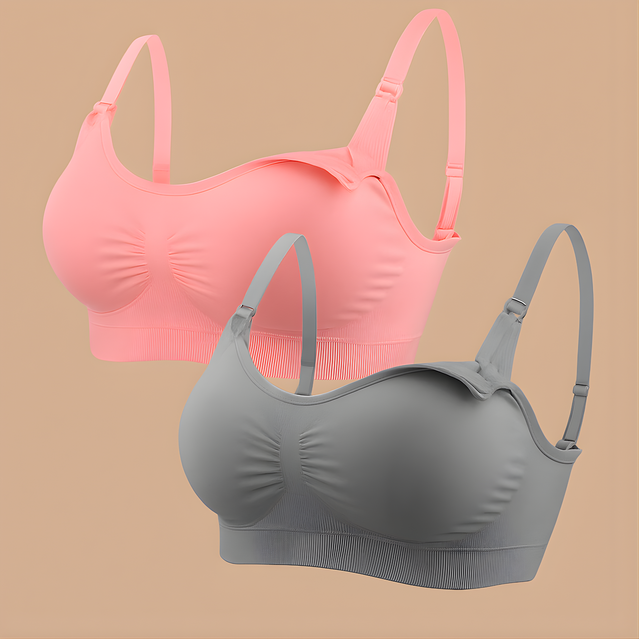 Coleção Maternité Flex — Kit com 2 Sutiãs Amamentação