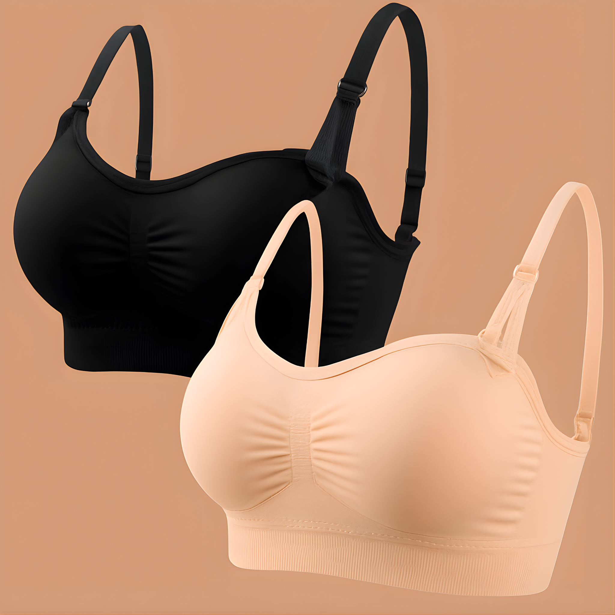 Coleção Maternité Flex — Kit com 2 Sutiãs Amamentação