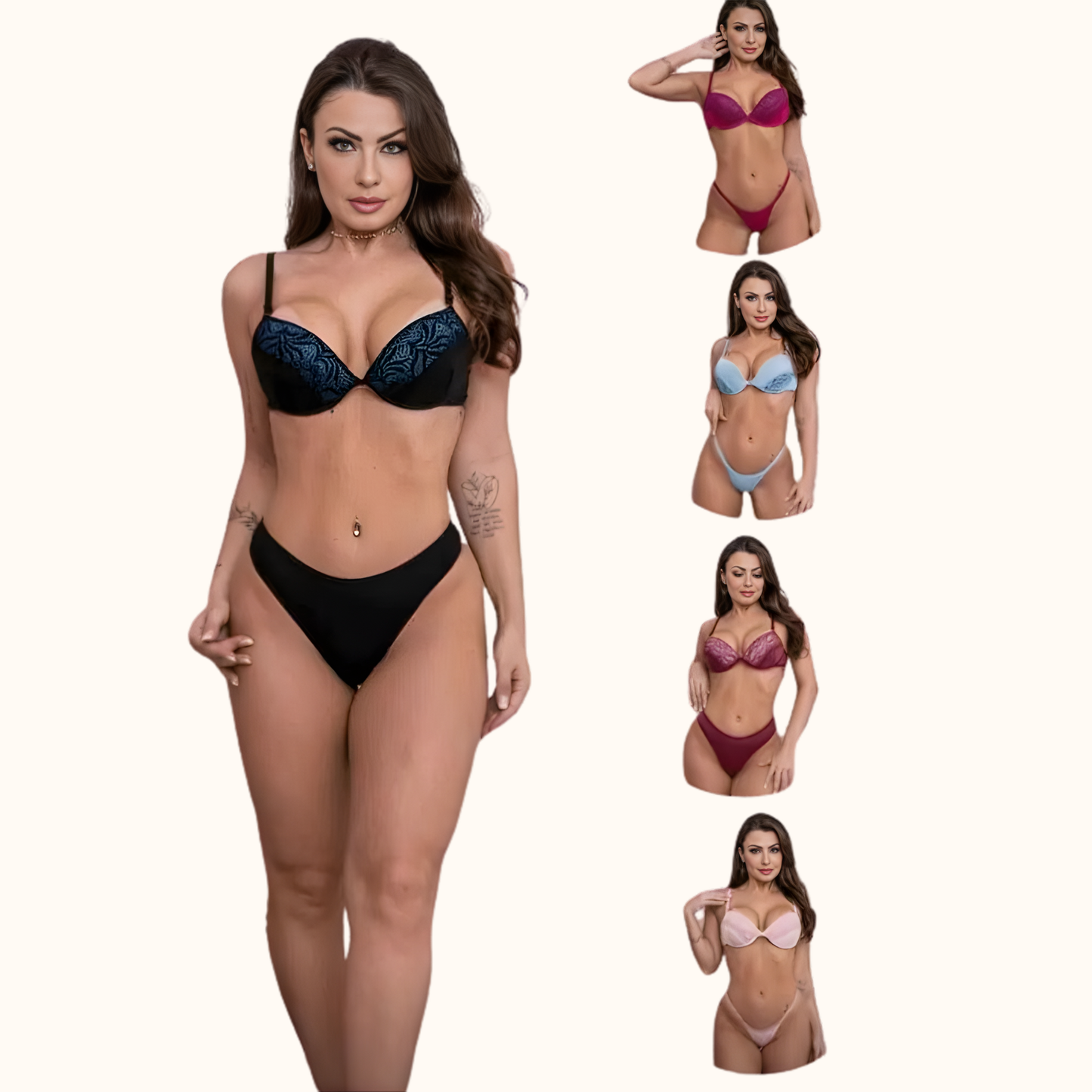 Coleção Daily Charm — Kit com 3 Conjuntos