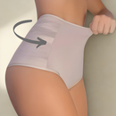 Kit C/3 Calcinhas Cinta Modeladora Compressão Cós Alto Redutora de Medidas