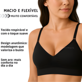 Kit 3 Sutiã  Alcinha Com Bojo Removível Reforçado - Sutia Import