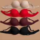 Kit C/4 Sutiã Básico Reforçado Com Bojo Do P Ao Gg Direto da Fábrica