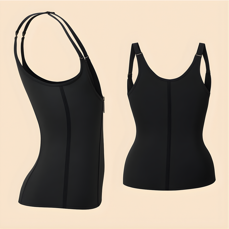 Cinta Modeladora de Barriga e Cintura Dupla Compressão Ajustável ao Corpo