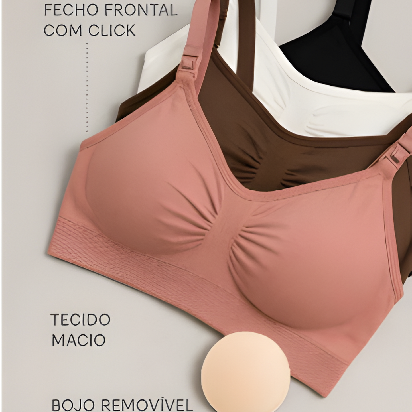 Coleção Maternité Curve — Sutiãs Amamentação Plus Size