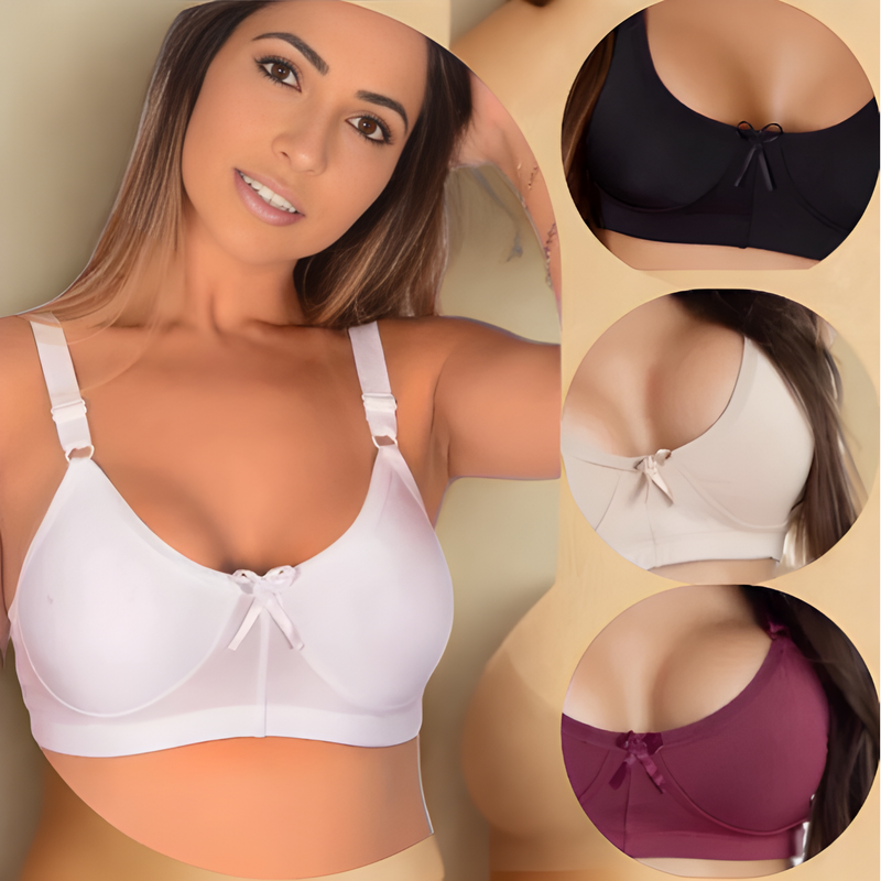 Sutiã Básico Reforçada Alça Reforçada Sem bojo Confortável