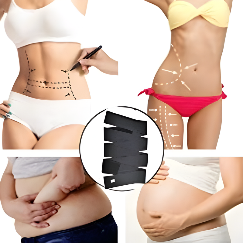 Cinta Modeladora 5 Metros Faixa Abdominal Pos Parto Alta Compressao Redutora de Medidas Cintura
