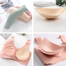 KIT até 3 Sutiã Super Confortável 3D Top CORES ALEATÓRIAS Sem Costura Bojo Removível Renda