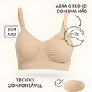 Kit Sutiã Amamentação PLUS SIZE Confortável Macio e Sem Aro - Toque Suave - Prático e Ajustável - Conforto de Mãe