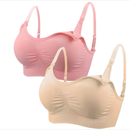 Kit Sutiã Amamentação PLUS SIZE Confortável Macio e Sem Aro - Toque Suave - Prático e Ajustável - Conforto de Mãe