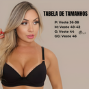 kit com até 3 Sutiã Básico Reforçado de Microfibra Com Bojo do P ao GG PROMOÇÃO