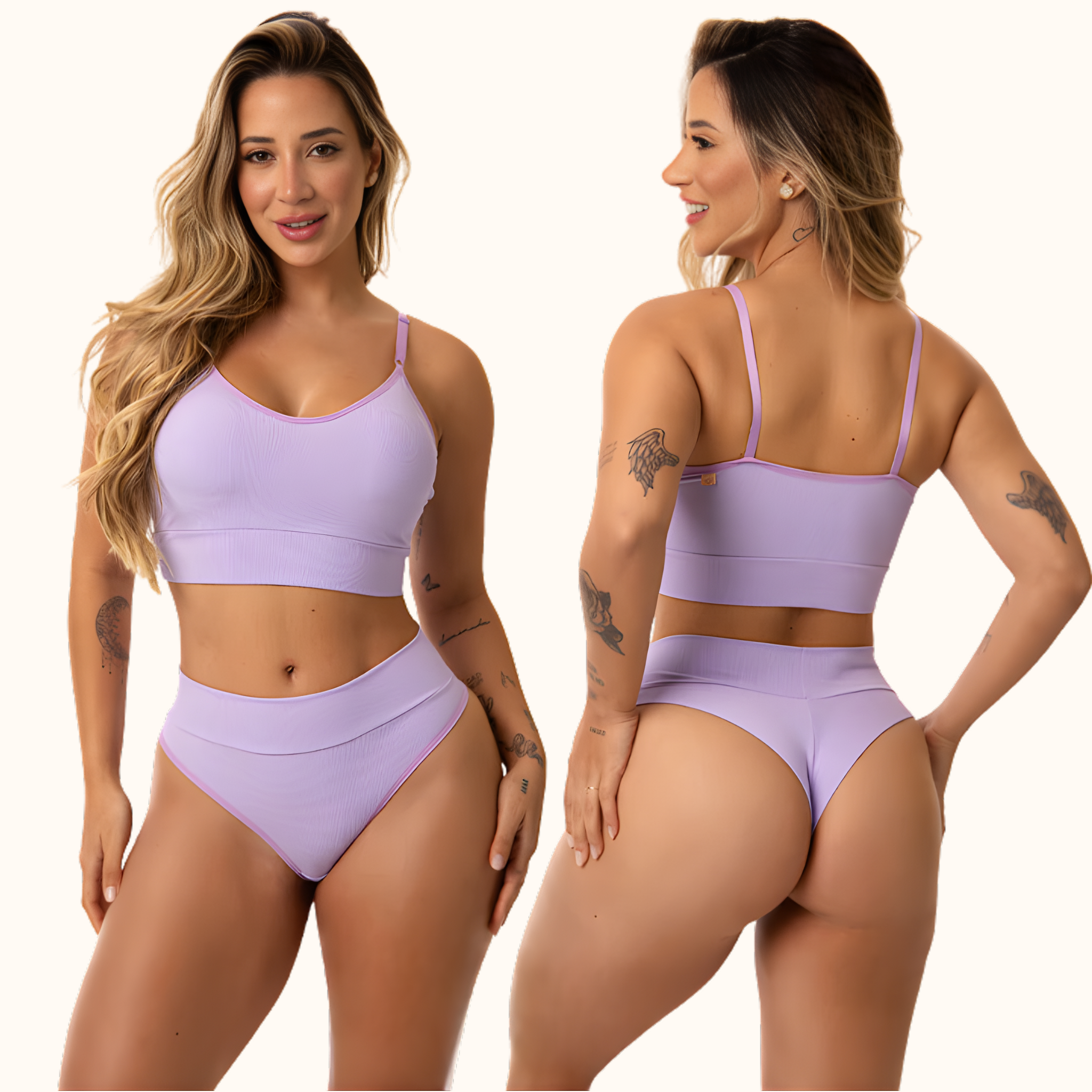 Coleção Rib Comfort — Kit com 2 Conjuntos
