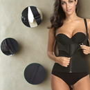 Cinta Modeladora Corpete Feminino Afina Cintura Reduz Medidas Treino Ajustável Com Alça