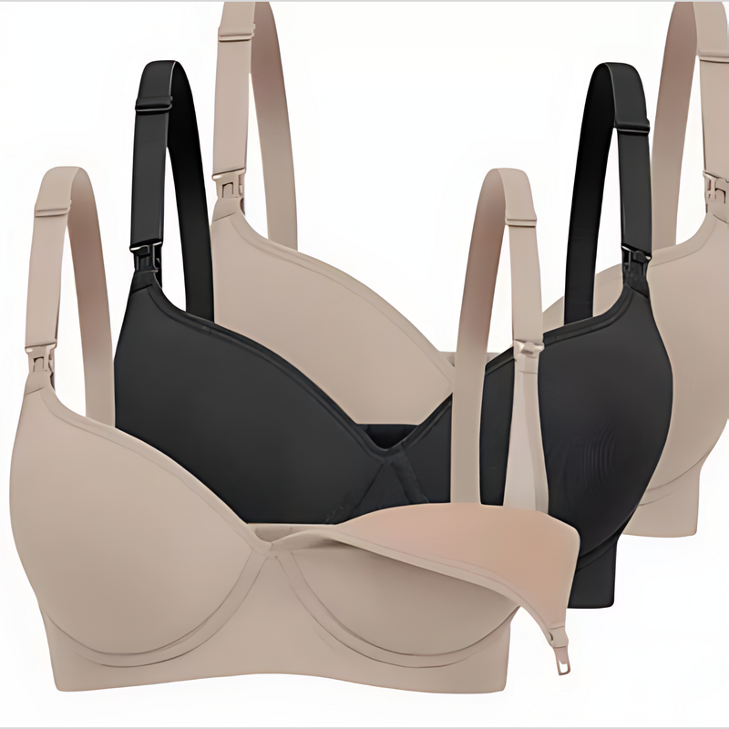 Sutiã Amamentação Amamentar Com Bojo E Aro Plus Size Sustentação