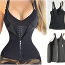 Cinta Modeladora Corpete Feminino Afina Cintura Reduz Medidas Treino Ajustável Com Alça