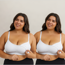 Kit 2 Sutiã Amamentação Plus Size Bojo Removível Reforçado Gestante Pós Parto - KT2.9009185