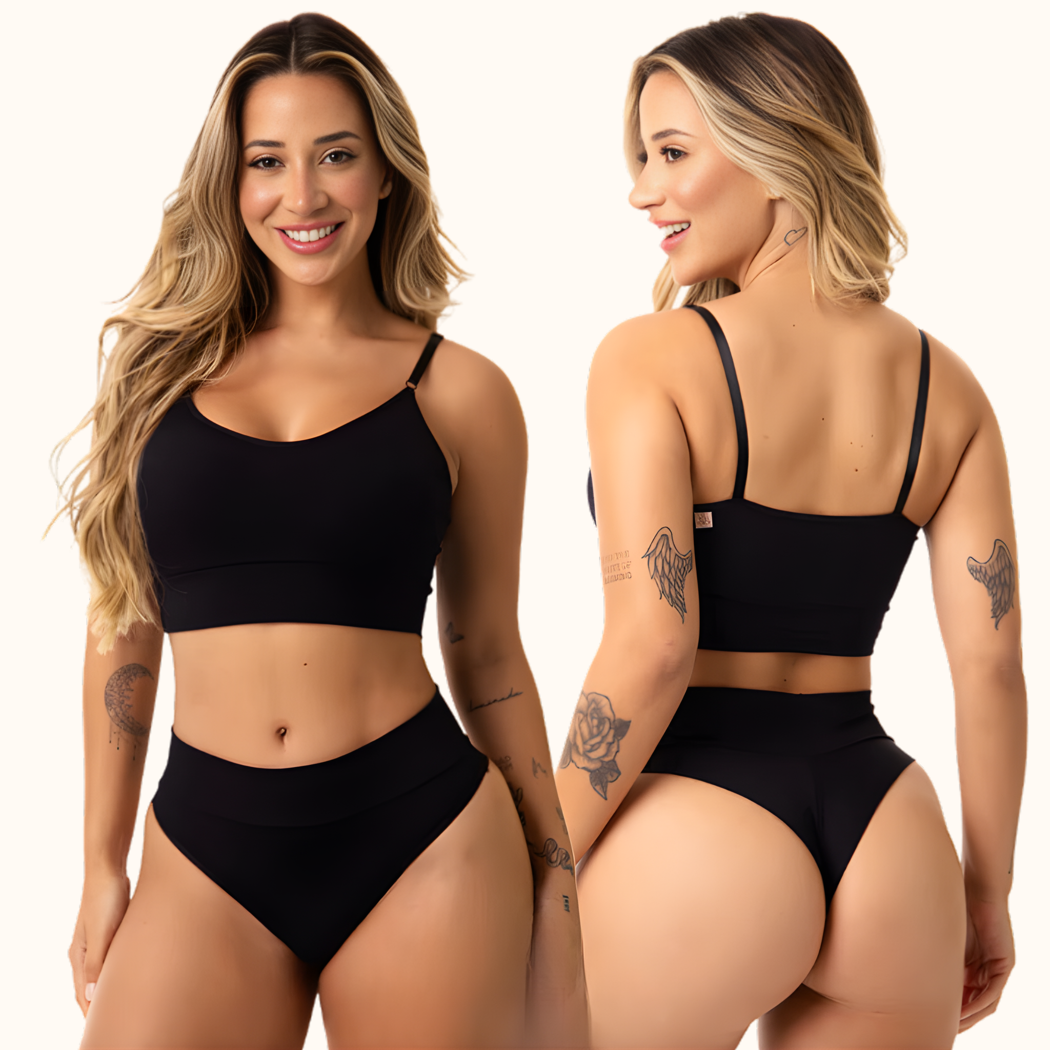Coleção Rib Comfort — Kit com 2 Conjuntos