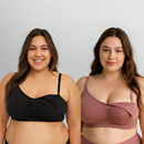 Kit 2 Sutiã Amamentação Plus Size Bojo Removível Reforçado Gestante Pós Parto - KT2.9009185