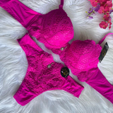 Coleção Guipir Elegance — Conjunto em Renda