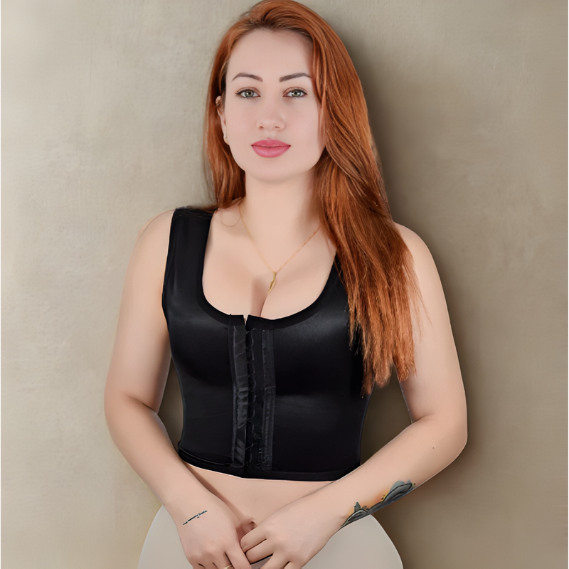 Sutiã Cinta Modeladora Pós-Cirúrgico levanta Seios