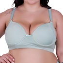 Sutiã Plus Size Com Bojo Alça Reforçada 48 ao 54 Lingerie Confortável Ajustável Barato Respirável