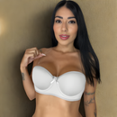 Sutiã Com Bojo Microfibra Conforto Tomara que Caia Alça de Silicone Feminino Promoção Soutien Pala Tomara que caia.