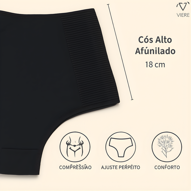 Kit 2 Calcinhas Cinta Lateral Pós-Parto | Modeladora e Redutora de Medidas