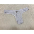 KIT COM 2 Tanga Giovana com pingente de coelhinho fio dental feita em malha fria atacado revenda promoçao