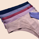 Kits Calcinhas Canelada Corte a Laser Sem Costura Conforto Poliamida Lingerie Importada Tanga