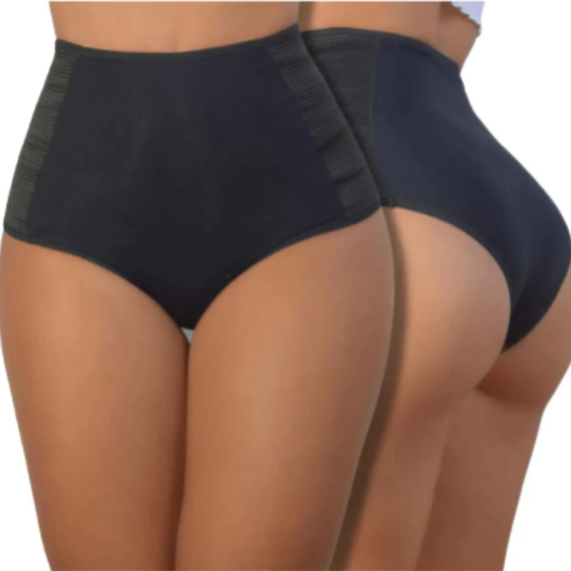 Calcinha Cinta modeladora e compressão cós Alto Segura Barriga Pós Operatório