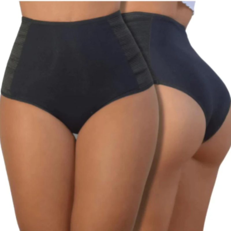 Calcinha Cinta modeladora e compressão cós Alto Segura Barriga Pós Operatório