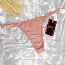 Kit 05 Calcinhas Fio Dental com Regulagem Lateral de Microfibra Cores Variadas