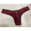 KIT COM 2 Tanga Giovana com pingente de coelhinho fio dental feita em malha fria atacado revenda promoçao