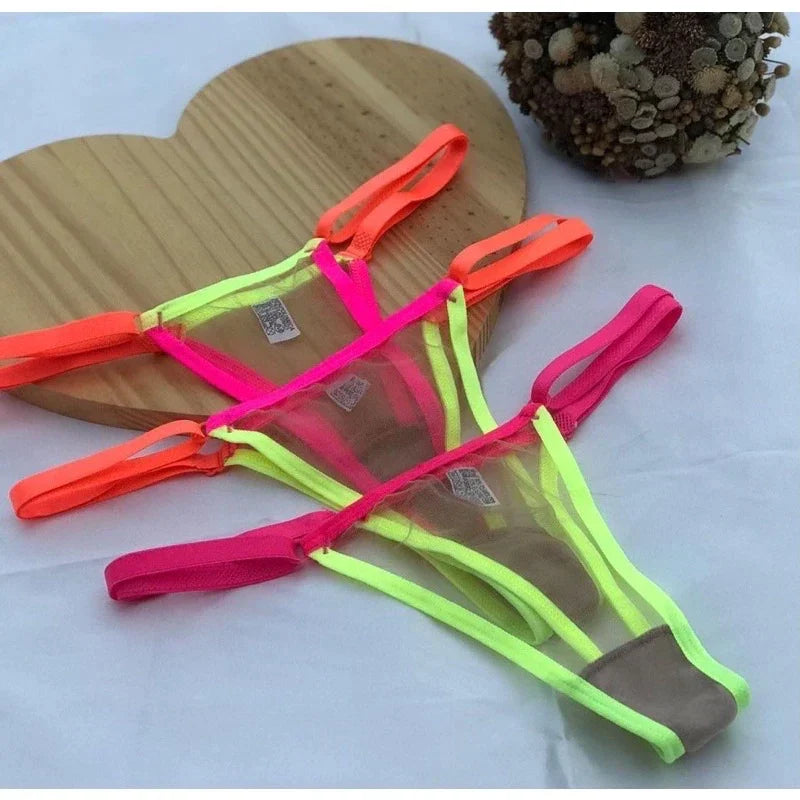 Coleção Neon Desire — Kit com 5 Calcinhas